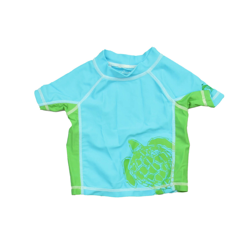 Cabanalife Boys Blue | Green Rashguard size: 0-3 Months